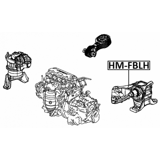 HM-FBLH - Engine Mounting 