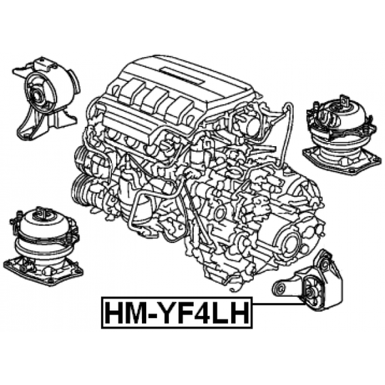 HM-YF4LH - Engine Mounting 