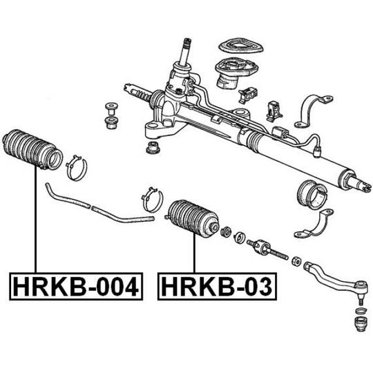 HRKB-004 - Bellow, steering 