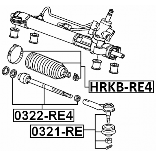 HRKB-RE4 - Bellow, steering 