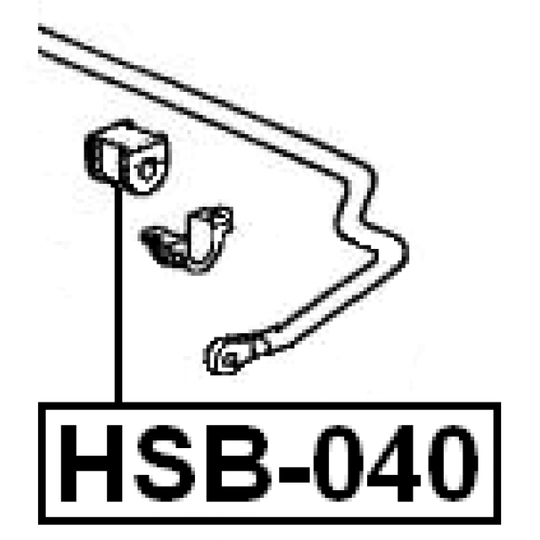 HSB-040 - Stabiliser Mounting 