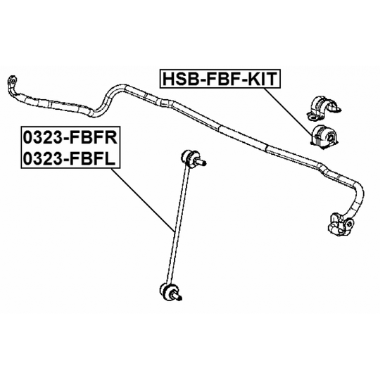 HSB-FBF-KIT - Stabiliser Mounting 