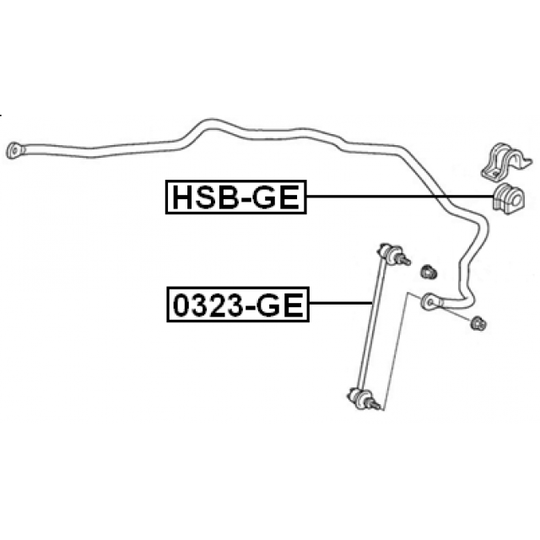 HSB-GE - Stabiliser Mounting 