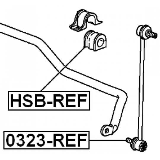 HSB-REF - Kinnitus, stabilisaator 