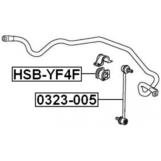 HSB-YF4F - Stabiliser Mounting 