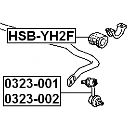 HSB-YH2F - Kinnitus, stabilisaator 