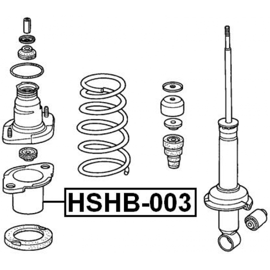 HSHB-003 - Protective Cap/Bellow, shock absorber 