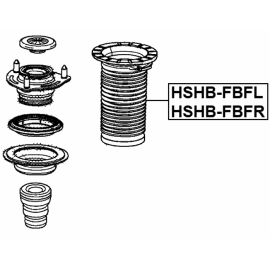 HSHB-FBFR - Bearing Bush, stabiliser 