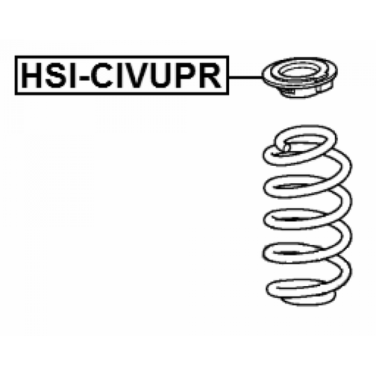 HSI-CIVUPR - Spring Cap 