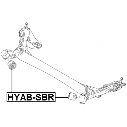 HYAB-SBR - Upphängning, axelstomme 