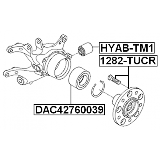 HYAB-TM1 - Laakerihela, tukivarsi 