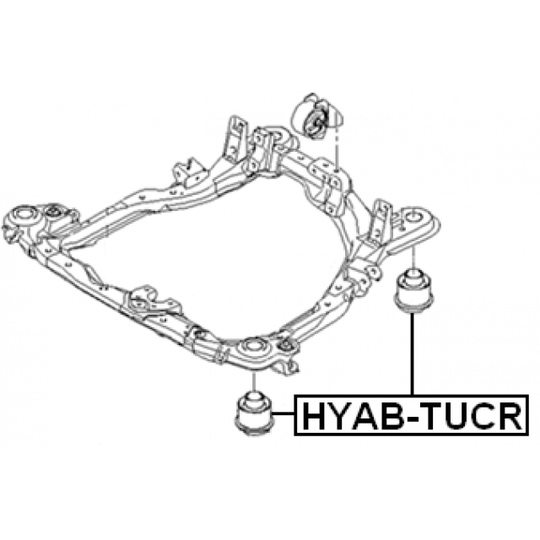 HYAB-TUCR - Upphängning, axelstomme 