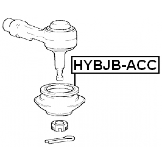 HYBJB-ACC - Repair Kit, tie rod end 