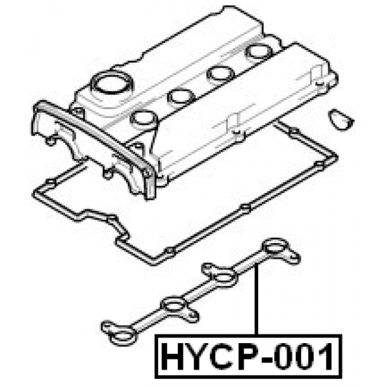 HYCP-001 - Tätning, tändstiftssäte 