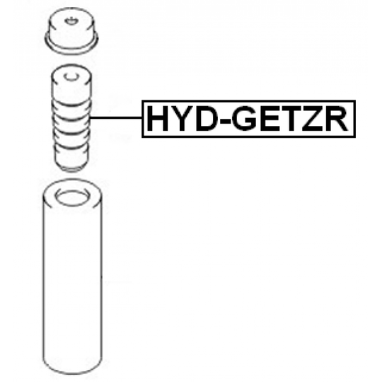 HYD-GETZR - Gummibuffert, fjädring 