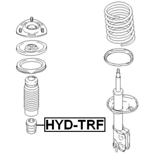 HYD-TRF - Vaimennuskumi, jousitus 