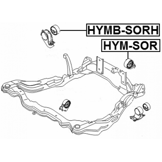 HYMB-SORH - Engine Mounting 