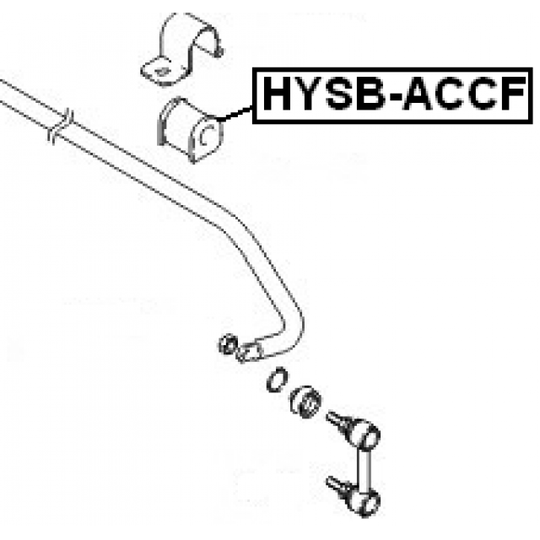HYSB-ACCF - Bussning, krängningshämmare 