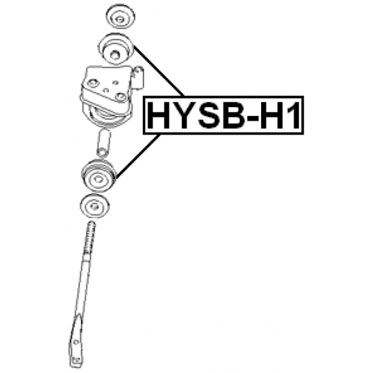 HYSB-H1 - Länkarmsbussning 