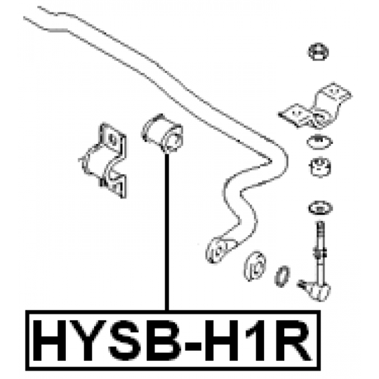 HYSB-H1R - Stabiliser Mounting 