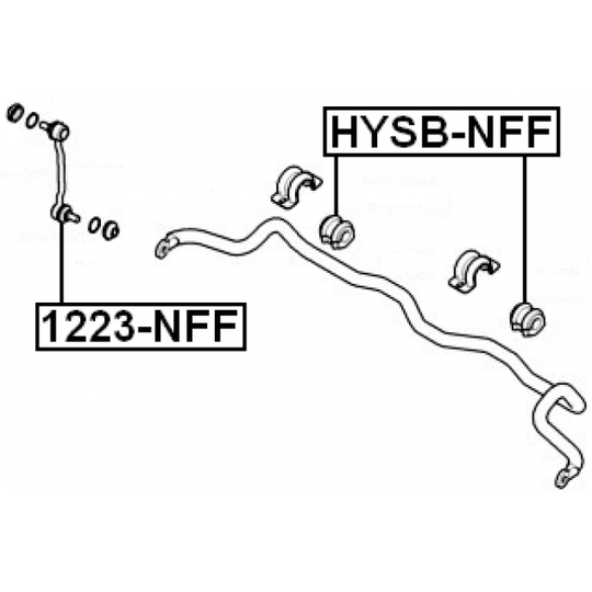 HYSB-NFF - Stabiliser Mounting 