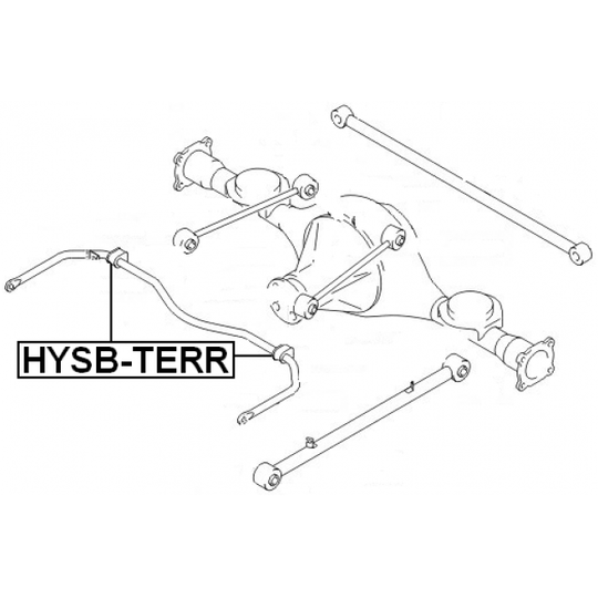 HYSB-TERR - Stabiliser Mounting 