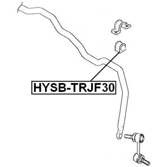 HYSB-TRJF30 - Kinnitus, stabilisaator 