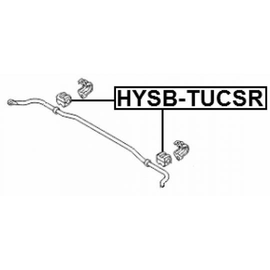 HYSB-TUCSR - Kinnitus, stabilisaator 