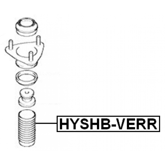 HYSHB-VERR - Protective Cap/Bellow, shock absorber 