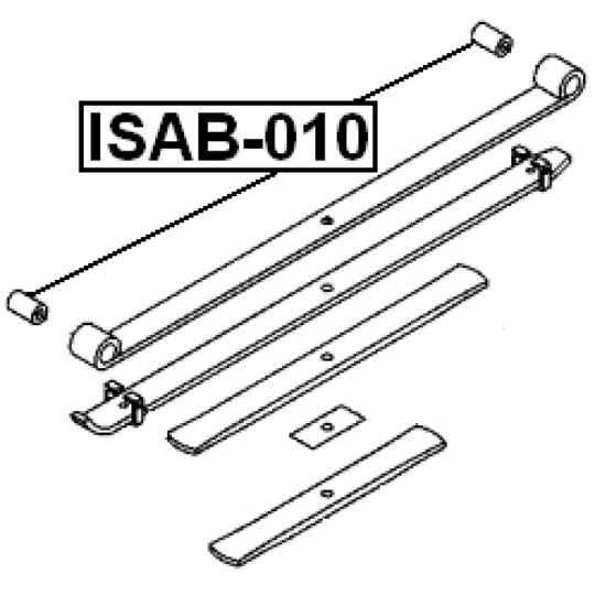 ISAB-010 - Bush, leaf spring 