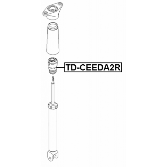 KD-CEEDA2R - Rubber Buffer, suspension 