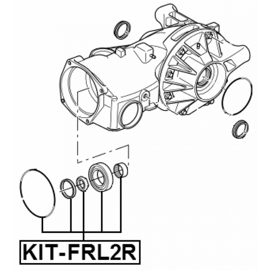 KIT-FRL2R - Bearing, drive shaft 