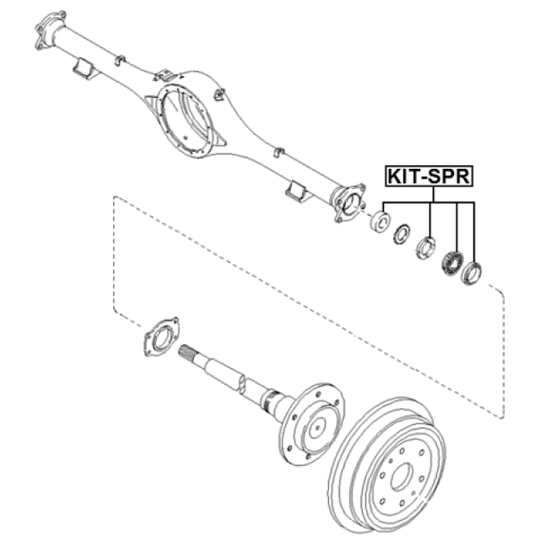 KIT-SPR - Bearing, drive shaft 