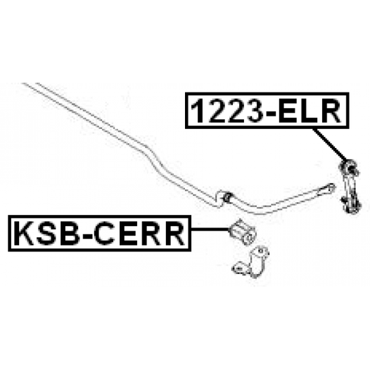 KSB-CERR - Bearing Bush, stabiliser 