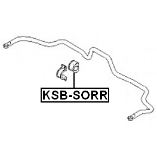 KSB-SORR - Bearing Bush, stabiliser 