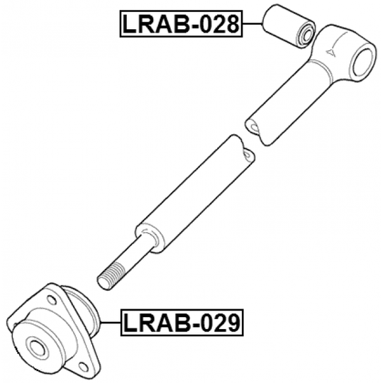 LRAB-028 - Control Arm-/Trailing Arm Bush 