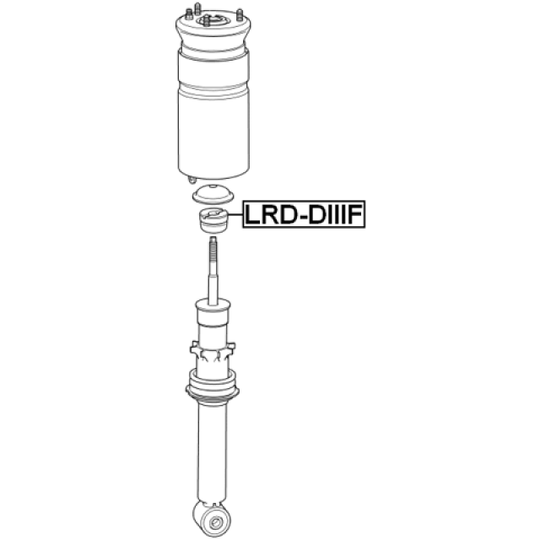 LRD-DIIIF - Rubber Buffer, suspension 