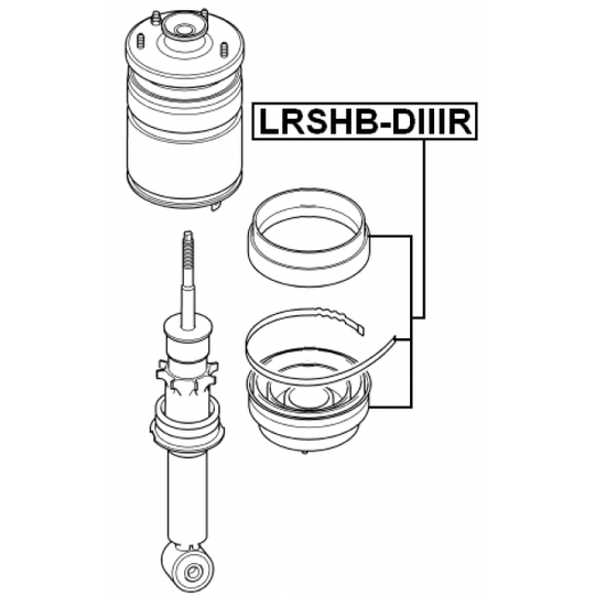 LRSHB-DIIIR - Kaitsemüts / kaitsekumm, amort 