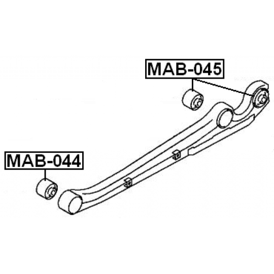 MAB-045 - Länkarmsbussning 
