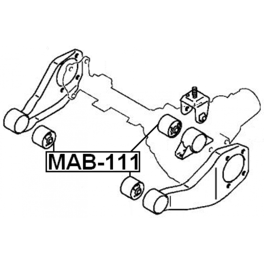 MAB-111 - Mounting, differential 