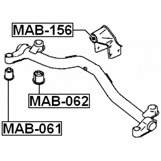 MAB-156 - Fäste, differential 