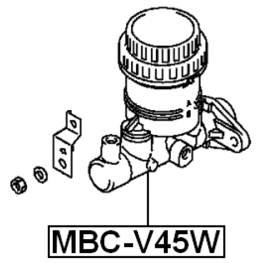 MBC-V45W - Brake Master Cylinder 