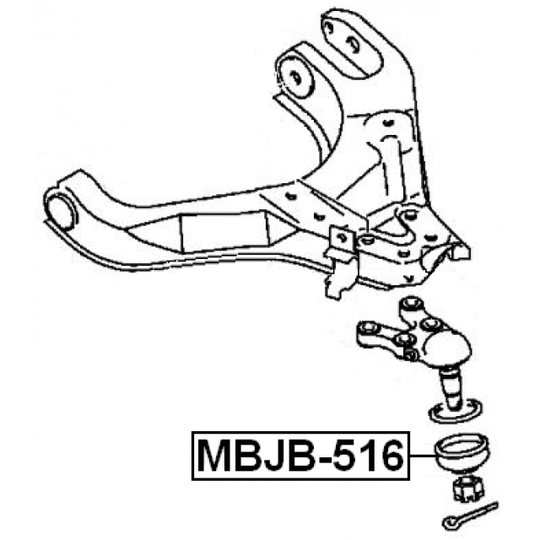 MBJB-516 - Repair Kit, ball joint 