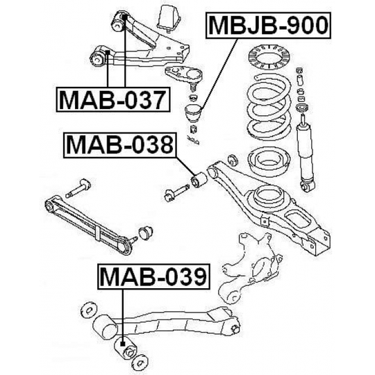 MBJB-900 - Remondikomplekt, kande / juhtliigend 