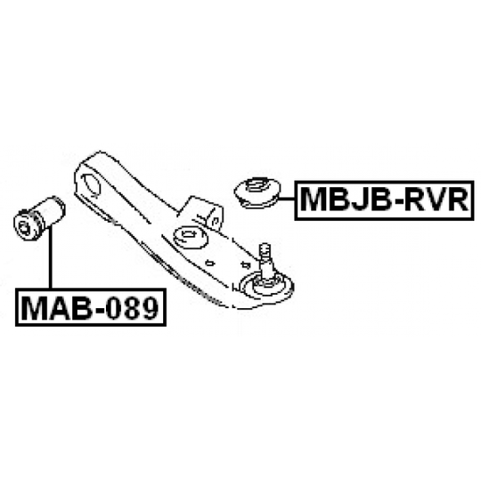 MBJB-RVR - Reparationssats, bär-/styrled 