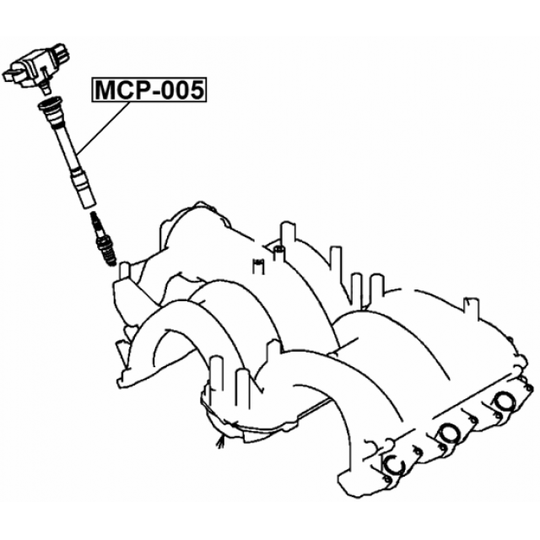 MCP-005 - Pistoke, sytytyspuola 