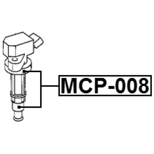 MCP-008 - Kontakt, tändspole 