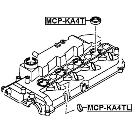 MCP-KA4T - Seal Ring, injector 