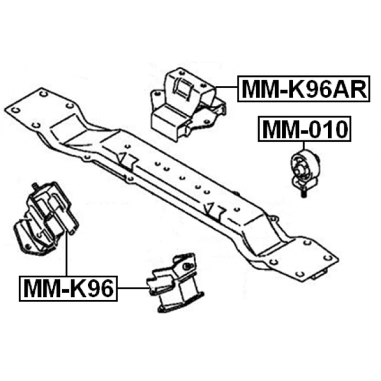 MM-010 - Moottorin tuki 