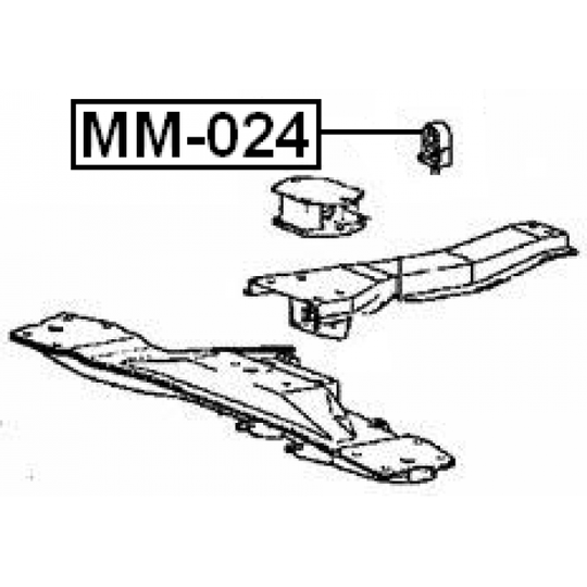 MM-024 - Mounting, transfer case 